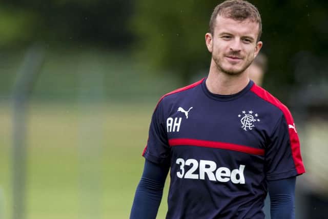 Andy Halliday joined his boyhood heroes last summer. Picture: SNS