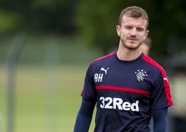 Andy Halliday joined his boyhood heroes last summer. Picture: SNS