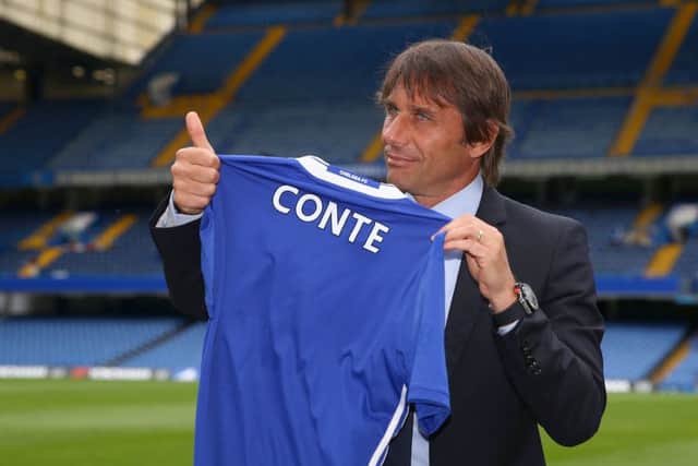 New Chelsea Manager Antonio Conte at Stamford Bridge. Picture: Steve Bardens/Getty Images
