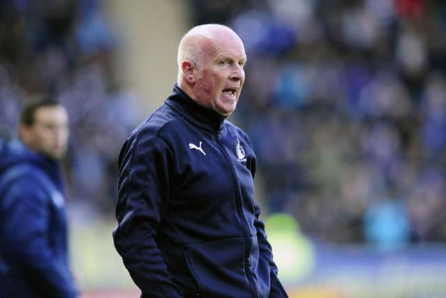 Peter Houston criticised his players.