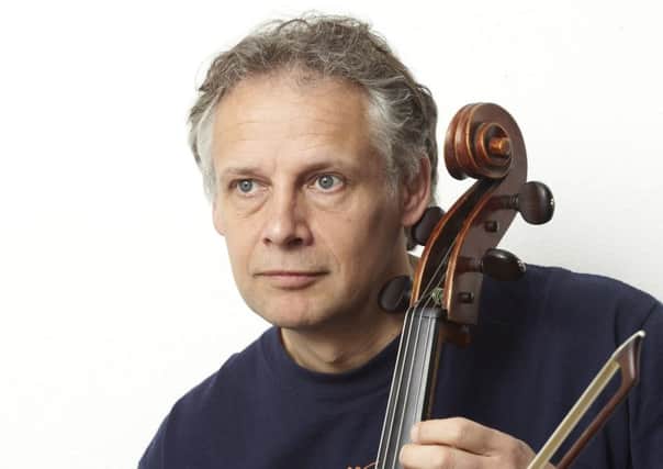 Pieter Wispelwey took full advantage of the lively acoustics of the Paxton House dining room in playing three Bach cello suites. Picture: Contributed