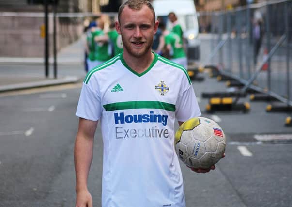 Gerard Bannon is playing for Ireland in the Homeless World Cup currently being staged in Glasgow. Picture: PA