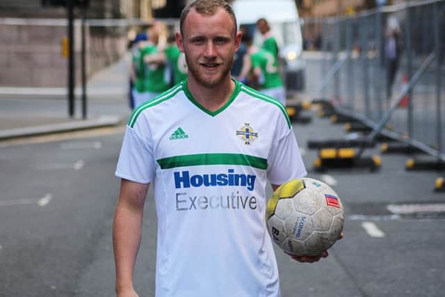 Gerard Bannon is playing for Ireland in the Homeless World Cup currently being staged in Glasgow. Picture: PA