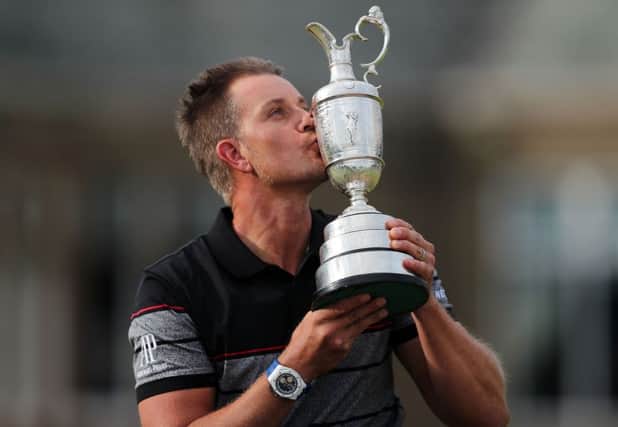 Sweden's Henrik Stenson with the Claret Jug after winning The Open Championship 2016 at Royal Troon Golf Club. Picture: PA