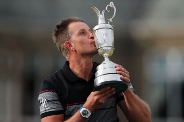 Sweden's Henrik Stenson with the Claret Jug after winning The Open Championship 2016 at Royal Troon Golf Club. Picture: PA
