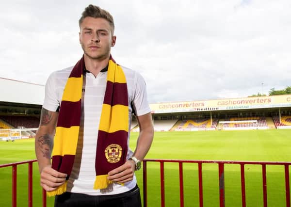 Jacob Blyth signed for Motherwell this summer. Picture: SNS