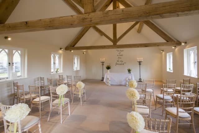 The house has its own intimate wedding chapel in the grounds, or couples can choose to get married in the main conservatory.