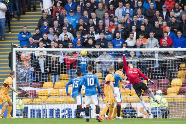 Rangers defeated Motherwell in the game of the weekend. Picture: SNS