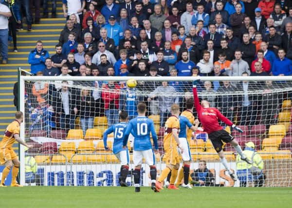 Rangers defeated Motherwell in the game of the weekend. Picture: SNS