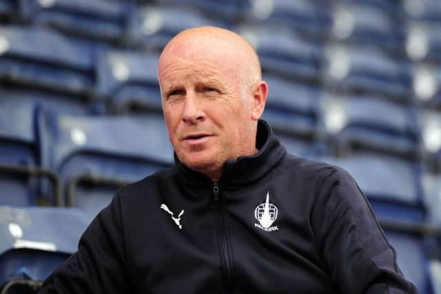 Falkirk manager Peter Houston. Picture: Michael Gillen