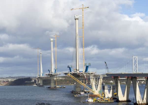 Major infrastructure projects such as the Queensferry Crossing could become a thing of the past. Picture: Ian Rutherford