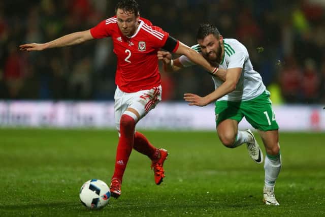 Chris Gunter in action for Wales against Northern Ireland. Picture: Getty Images
