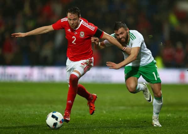 Chris Gunter in action for Wales against Northern Ireland. Picture: Getty Images