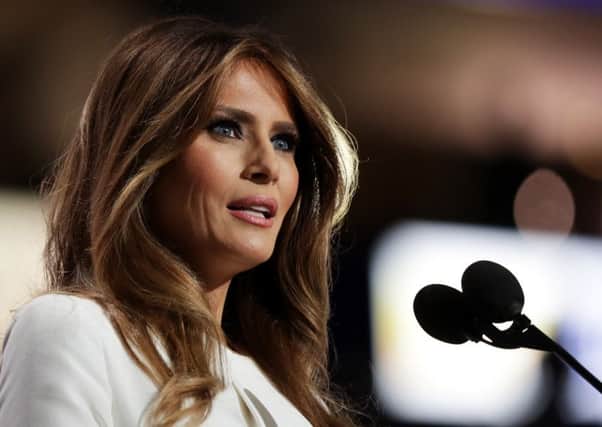Melania Trump's speech bore a lot of similarities to a 2008 address delivered by Michelle Obama. Picture: Getty Images