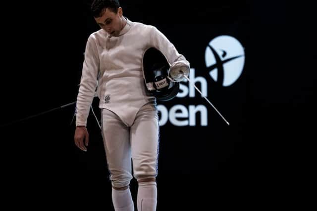 Calum Johnston is closer than ever to a GB cap after becoming the first Scot in 27 years to win the British Championship epee title. Picture: Gavin McMenemy