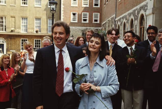 Tony and Cherie Blair in 1994. Picture: Steve Eason/Hulton Archive/Getty Images