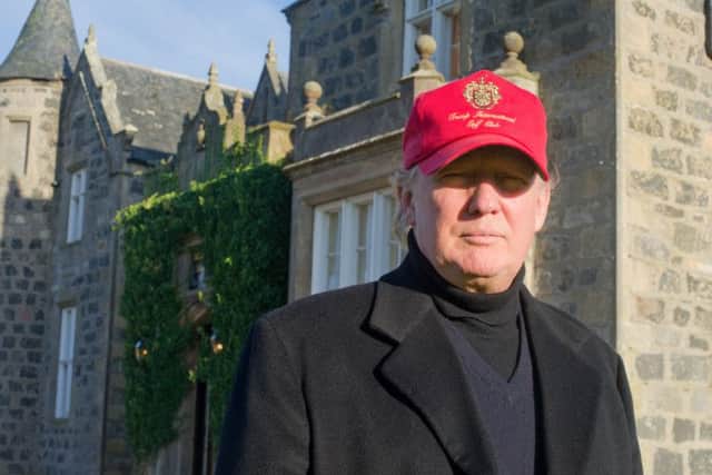 The Trump Organisation was given planning consent by councillors last year to extend the B-listed building but progress had stalled as the finer details were agreed. Picture: TSPL