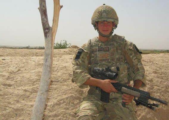Corporal Hoole pictured in army fatigues. Picture: Contributed