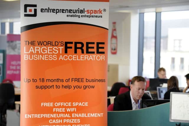 Entrepreneurial Spark's Glasgow office. Picture: John Devlin