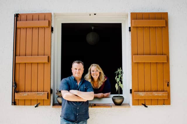 Colin Usher and Julia Douglas are getting creative in south west France. Contributed