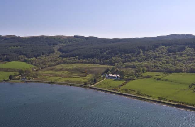 Rhubodach is a small estate on the island of Bute consisting of a main house, annexe and two cottages set in 48 acres with views of the Kyles of Bute. It is priced at offers over Â£855,000, contact Bidwells on 01738 630666.