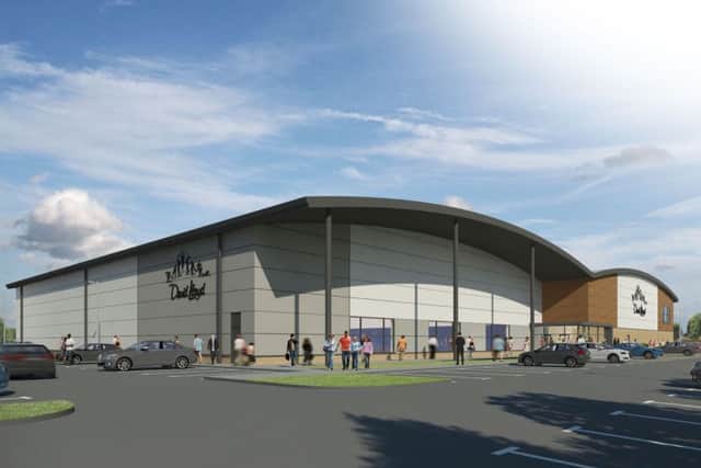 An artist's impression of David Lloyd's Rouken Glen site. Picture: Contributed