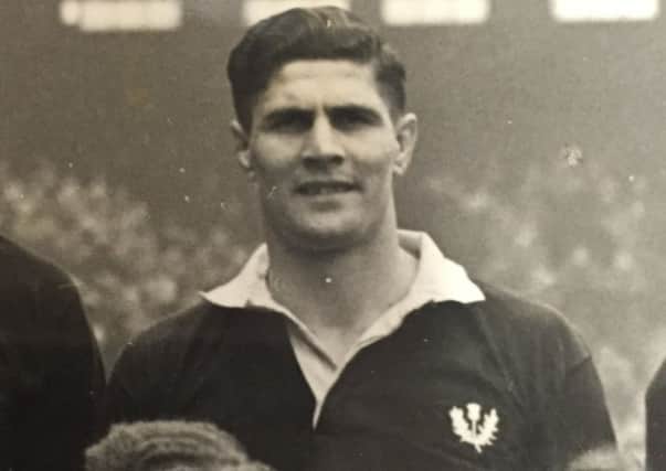 Jack Hegarty, international rugby player for Scotland and Hawick club stalwart. Picture: contributed