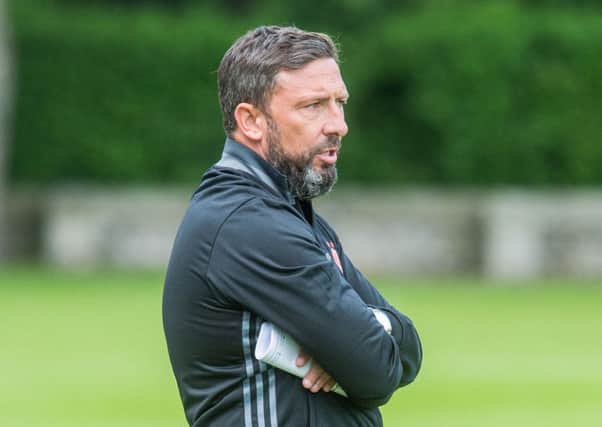 Derek McInnes watched his side comfortably progress to the next round. Picture: Ian Georgeson