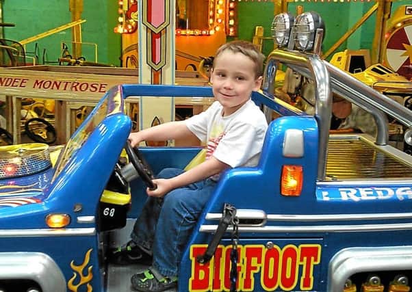 Aidan Sands, who could not swim, died aged six on 18 June 2011 during a trip to the leisure centre at the Red Lion Caravan Park in Arbroath, Angus. Picture: contributed