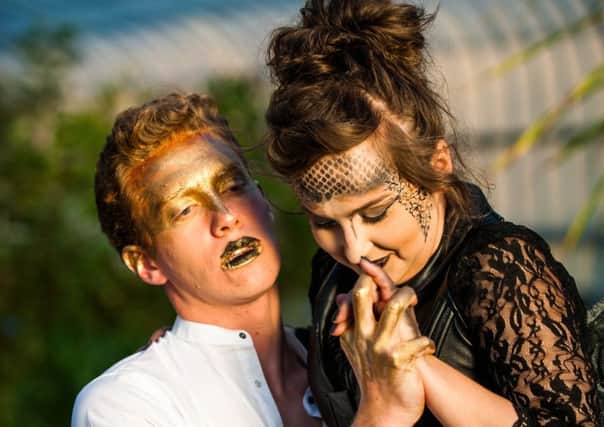 Bard in the Botanics delivers a fine Faustus despite having a cast of only three people. Picture: Tommy Ga-Ken Wan