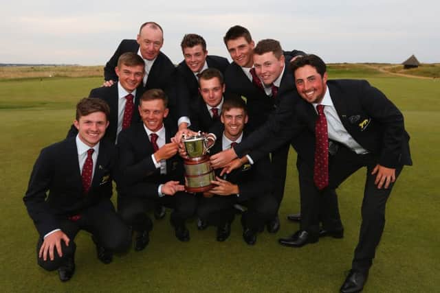Great Britain & Ireland retained the St Andrews Trophy in Kent. Picture: Getty Images