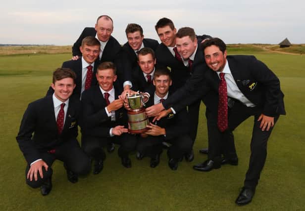 Great Britain & Ireland retained the St Andrews Trophy in Kent. Picture: Getty Images