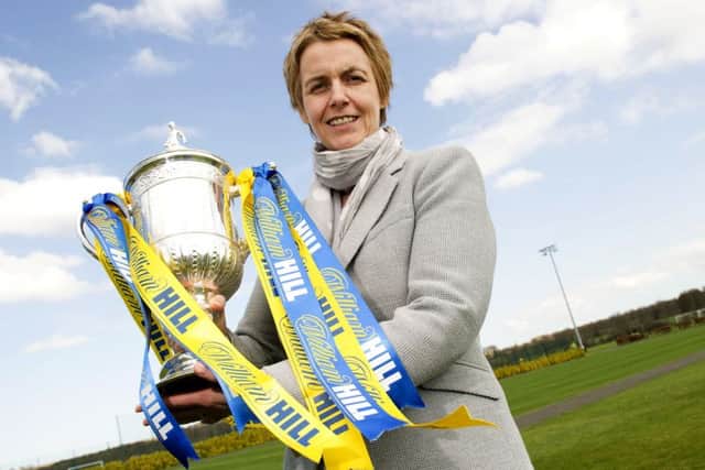 Leanne Dempster has seen Hibs supporters return in growing numbers since the Scottish Cup triumph in May. Picture: Craig Foy/SNS