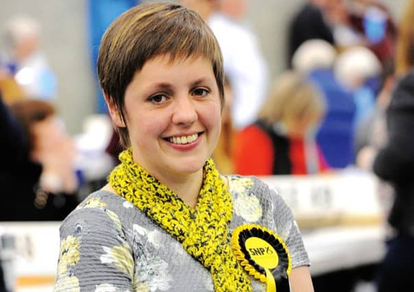 Kirsty Blackman MP, whose two-year-old sat in on a select committee. Picture: Kenny Elrick