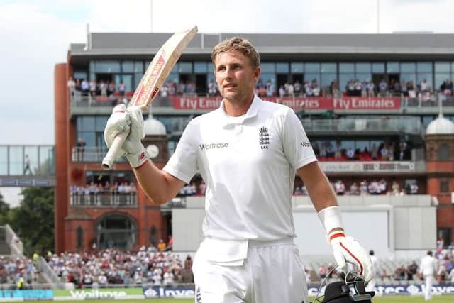 Joe Root struck a 254 as England responded to their first-match defeat by Pakistan in style. Pic: Martin Rickett/PA