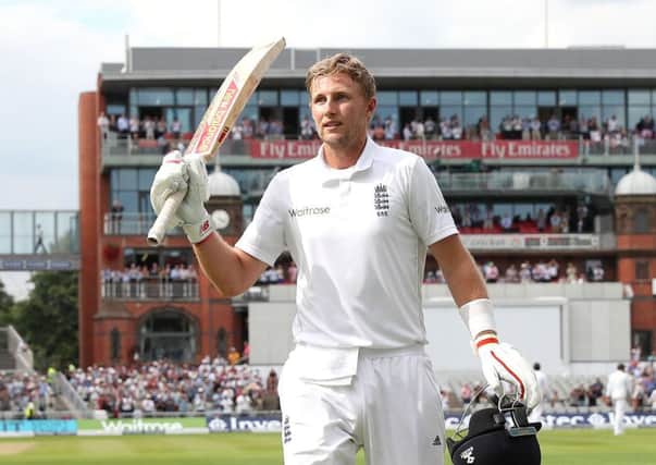 Joe Root struck a 254 as England responded to their first-match defeat by Pakistan in style. Pic: Martin Rickett/PA