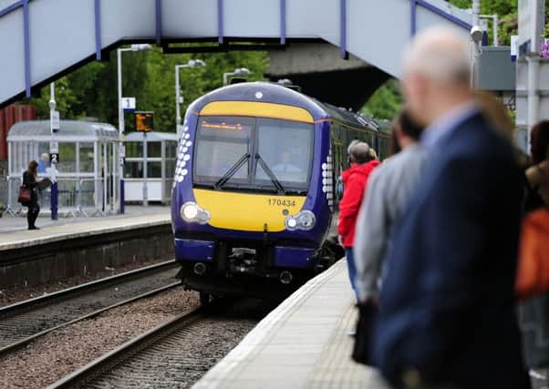 ScotRail said 80 per cent of its Sunday services were running despite strike action. Picture: Michael Gillen