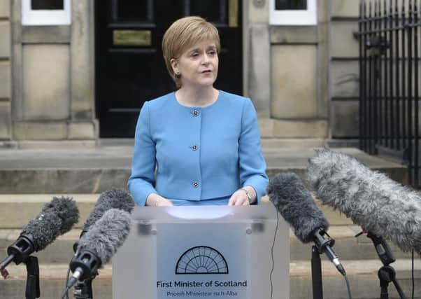 Nicola Sturgeon's demands are, in effect, the full maintenance of current terms and conditions of full EU membership. Picture: Neil Hanna
