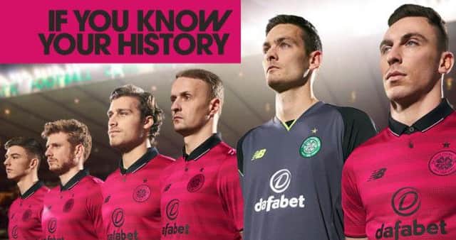 The new Celtic pink strip has been confirmed