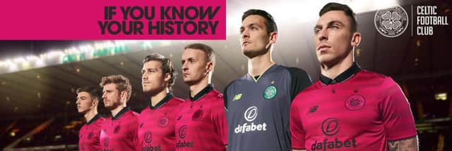 The new Celtic pink strip has been confirmed