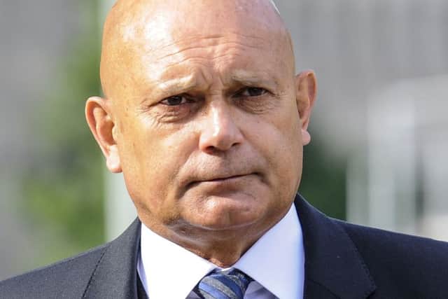 Ray Wilkins arriving at Uxbridge Magistrates' Court in London. Picture: PA