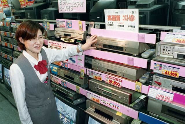 The Japanese electronics company last year produced 750,000 VCRs  in 2000 it made 15 million. Picture: AP