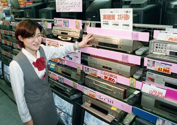 The Japanese electronics company last year produced 750,000 VCRs  in 2000 it made 15 million. Picture: AP