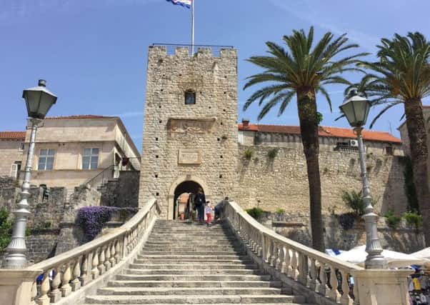 The entrance to Korcula Town. Picture: Robin McKelvie