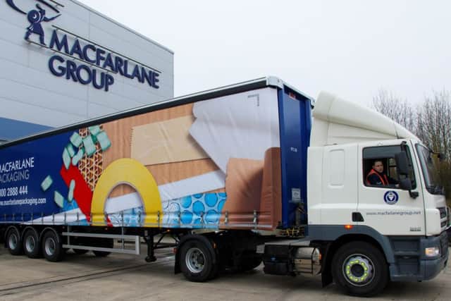 A Macfarlane Group lorry