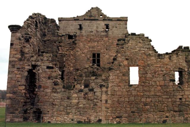 The lands of Rosyth Castle were first granted to Sir David Stewart, who was awarded the barony of Rosyth in 1428 by King James I. Picture: Crauford Tait/TSPL