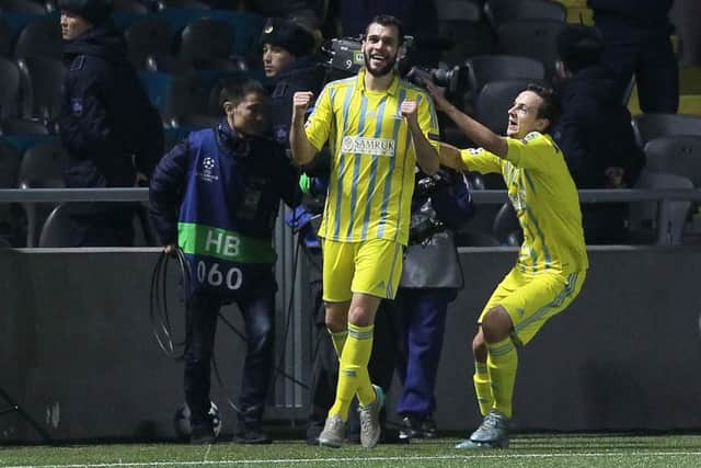 Astana will square off against Celtic in the Champions League later today. Picture: AFP/Getty