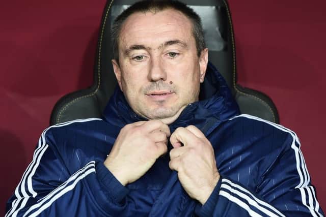Stanimir Stoilov, the Astana coach, believes todays game against Celtic will be very hard for his side. Picture: AFP/Getty