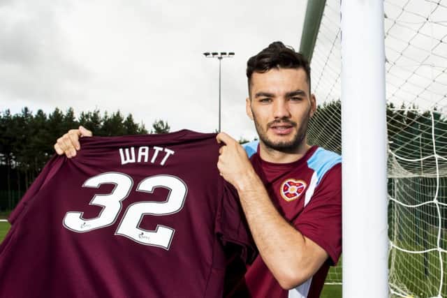 Tony Watt, who has signed for Hearts on a season-long loan from Charlton Athletic, says that the troughs in his career have been the result of bad luck, transfer embargoes and injuries. Picture: SNS