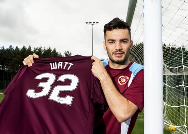 Tony Watt, who has signed for Hearts on a season-long loan from Charlton Athletic, says that the troughs in his career have been the result of bad luck, transfer embargoes and injuries. Picture: SNS